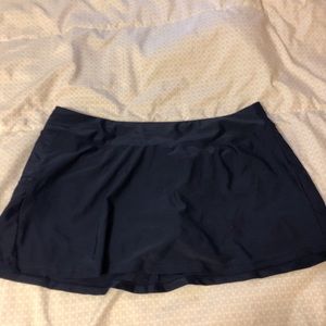 Navy blue swim skirt